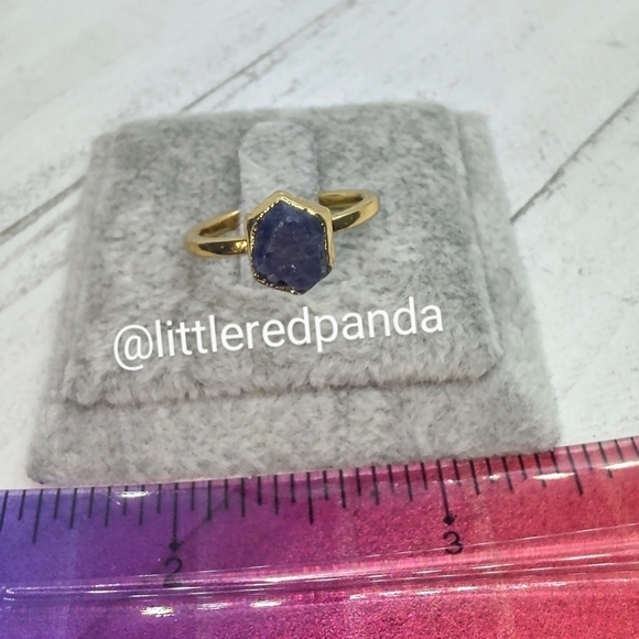 Raw Sapphire ring - Picture 5 of 11